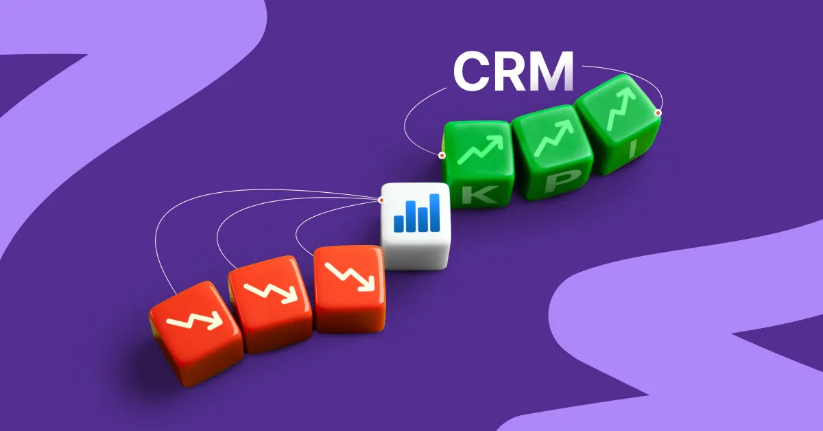 Visualization of effective KPI management in CRM