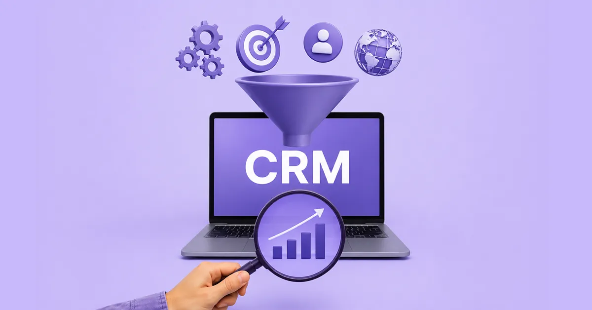 Visualization of improved business metrics with CRM