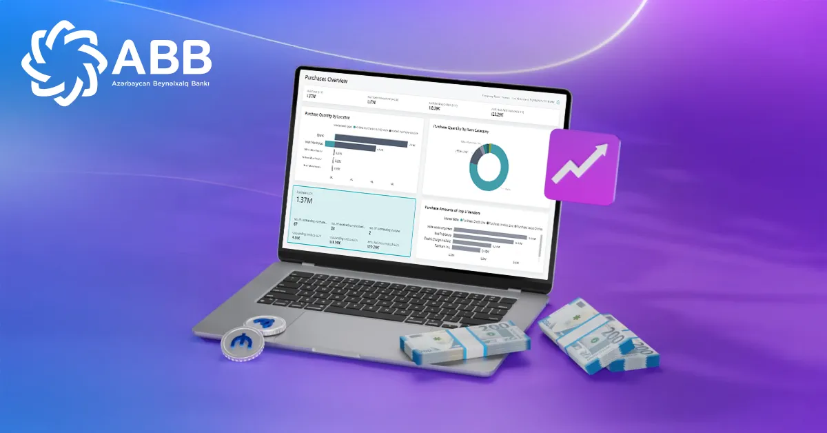 Illustration of procurement automation at ABB Bank powered by Business Central